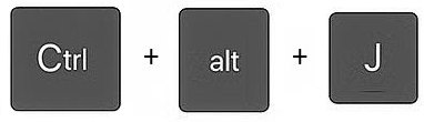Ctrl + Alt + J shortcut: Mark as junk